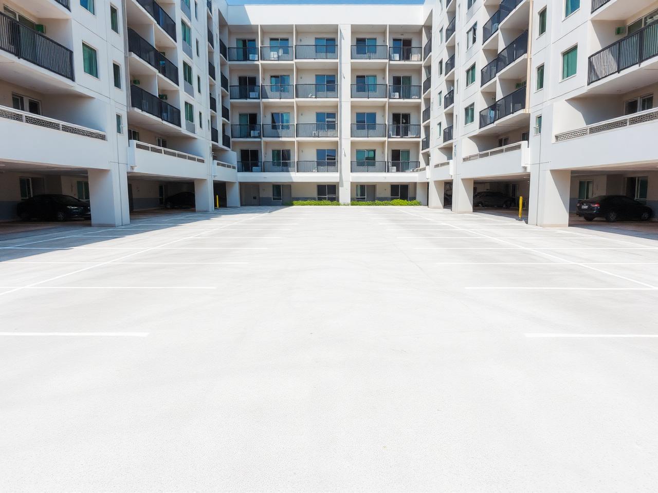 Garagem e estacionamento com revestimento da InovaPoxi